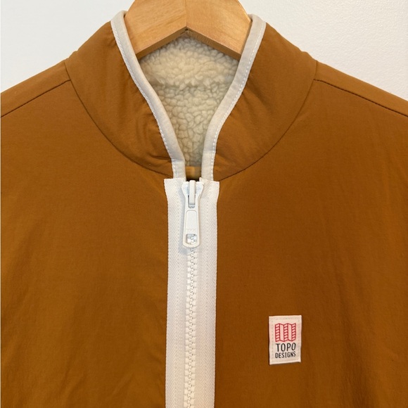 Topo Designs Reversible Sherpa Fleece Jacket - Picture 4 of 7